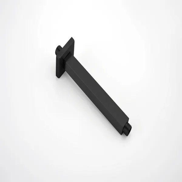 Shower Arm With Flange, 1/2 NPT Tapered Threads, Rain Shower Head Arm, Ceiling Mounted Shower Extension Arm