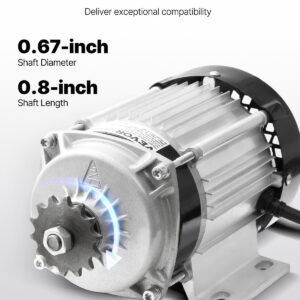750W Electric Brushless DC Motor Kit 48V 2700rpm With Upgraded Speed Controller - Image 4
