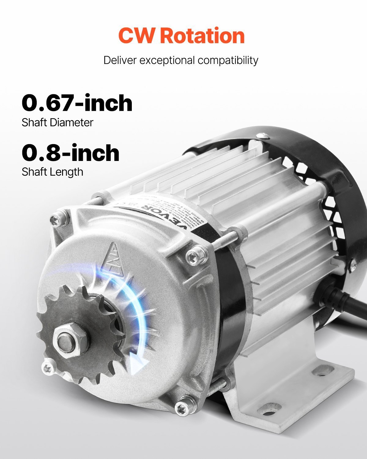 750W Electric Brushless DC Motor Kit 48V 2700rpm With Upgraded Speed Controller - Image 4