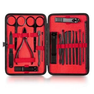 18-Piece Nail Clippers Trimming Tool Set Manicure Set Pedicure Kit Nail Clippers  Professional - Image 1