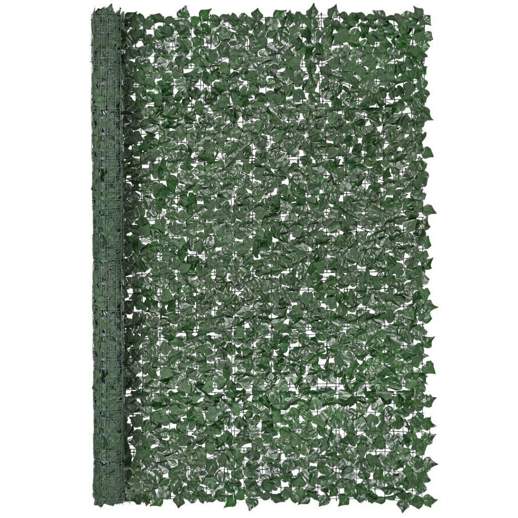 Ivy Privacy Fence, 96 X 72 In Artificial Green Wall Screen, Greenery Ivy Fence With Strengthened Joint, Faux Hedges Vine Leaf Decoration For Outdoor Garden, Yard, Balcony, Patio Decor