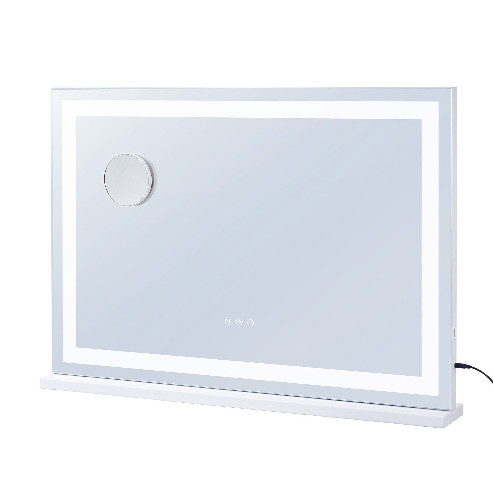 Lighted Makeup Mirror 3 Color Vanity W/ USB Desktop Wall-mount 31.5x21.7in - Image 1