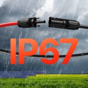 20FT Solar Panel Extension Wire With Female & Male Connectors 10AWG 1 Pair - Image 6