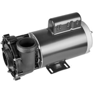 2 Speed SPA Pump, 56-Frame, AC 220-240V Hot Tub SPA Pump, 4HP/210GPM/65.61ft High Speed Or 0.7HP/103GPM/16.07ft Low Speed, 2' Port 90° Rotational Interface For Hot Tub, Tested To UL Standards - Image 1