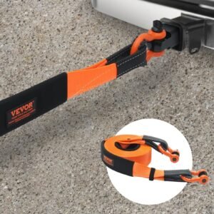 Polyester Heavy Duty Tow Strap Recovery Kit 3" X 30 Ft (MBS-36,000 Lbs) Winch Strap, Triple Reinforced Loop, Snatch Strap + 2" Shackle Hitch Receiver + 3/4" D-Ring Shackles (2PCS) + Storage Bag - Image 6
