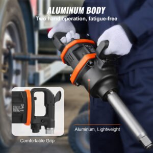 VEVOR 1 Inch Air Impact Wrench, Up To 3160 Ft-lbs High Reverse Torque Output 1inch Pneumatic Impact Gun - Image 7