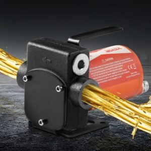 Fuel Transfer Pump 12V 5.3 GPM 1/10 HP Diesel Pump With Auto Fuel Nozzle - Image 6