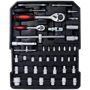 969 Piece Men's Home Repair Tool Set, Tool Box Organizer With 4 Drawers, Universal Household Tool Set With Rolling Tool Box - Image 10