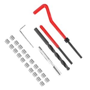 25Pcs Thread Repair Kit Stainless Steel Twisted Drill Wrench Threaded Insert Tap Insertion Tool M7x1 - Image 1