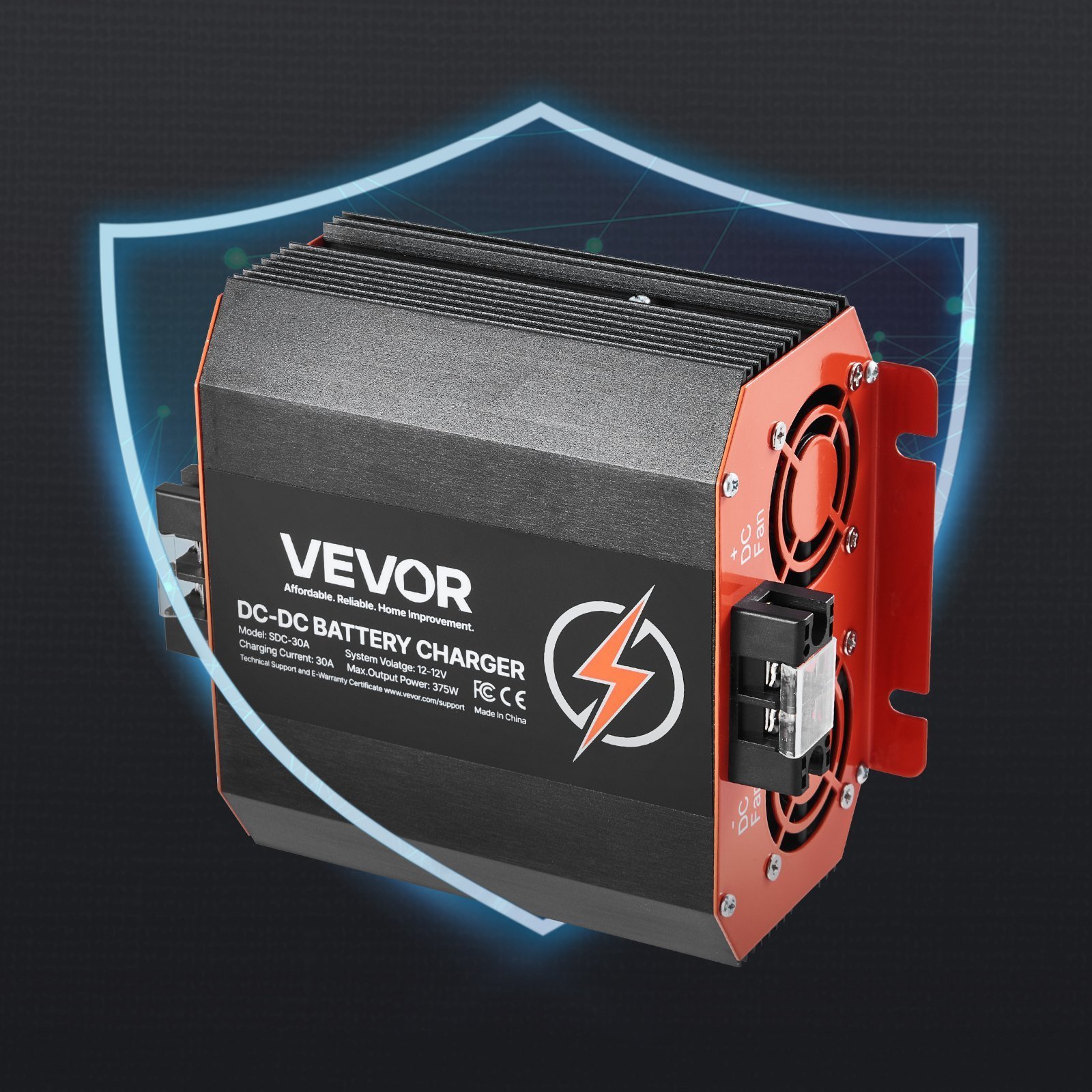 12V 30A DC To DC Charger Battery Charger 375W For Lead-Acid And Lithium AGM GEL - Image 6