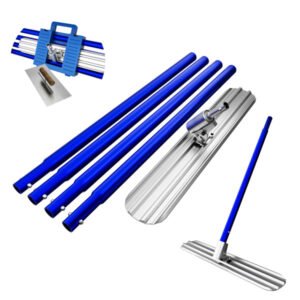 Bull Float Concrete Tools,48inx8in Magnesium Aluminum Alloy Concrete Float With 4 Combinable Handles,Concrete Bull Float With Carrying Toolbox,Trowel,Concrete Bull Float Kit For Concrete Finishing - Image 7