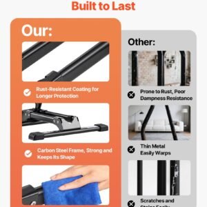 Foldable Bike Rack For 20 To 29 Inch Mountain & Road Bikes Storage Stand 2 Pack - Image 3