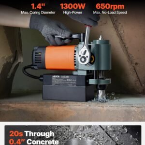 Low Profile Magnetic Drill Press Mag Drill Press 1300 W 1.4 In Boring Dia - Image 3