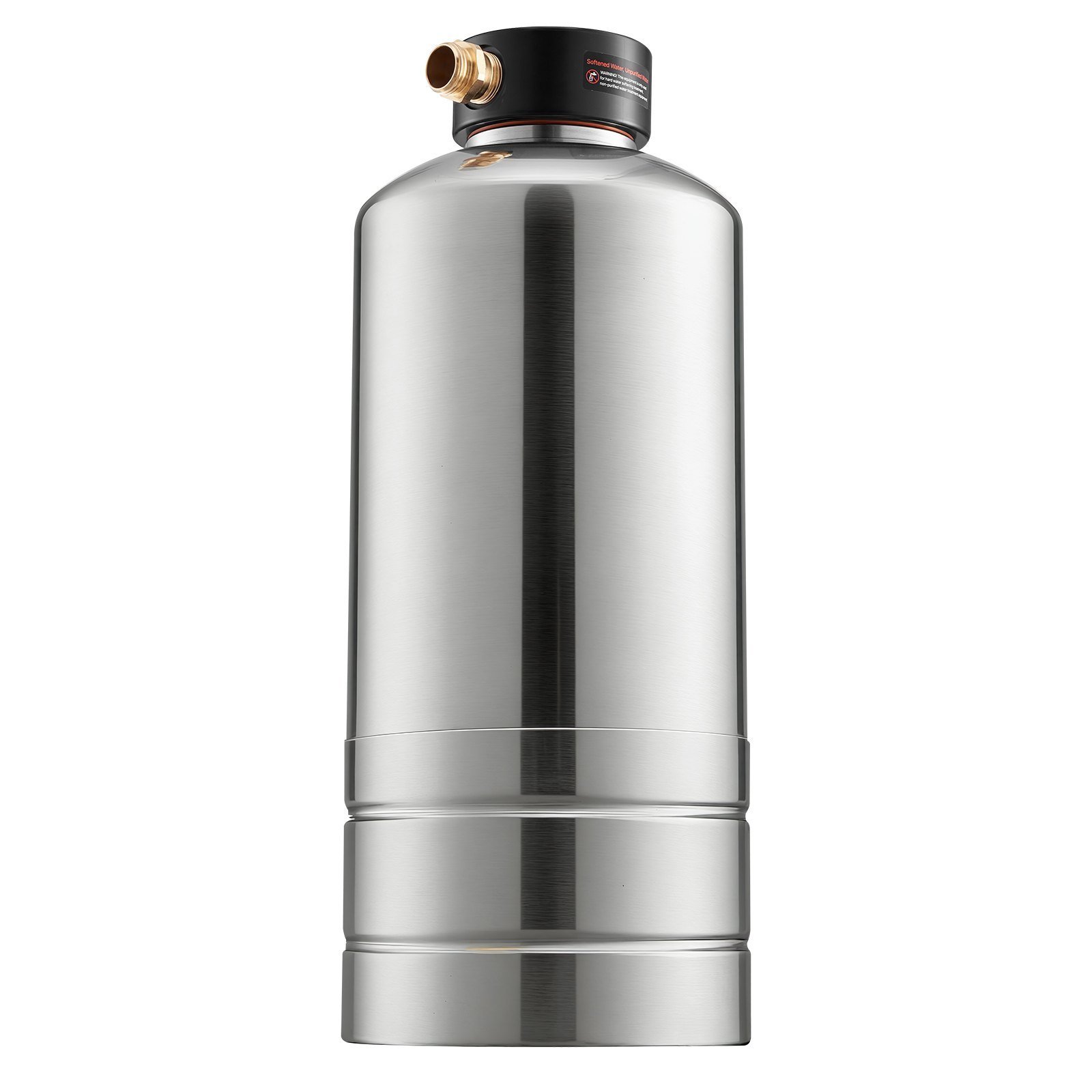 RV Water Softener, 16,000 Grain, Portable Water Softener With NPT 3 4 Fittings, Food-Grade Resin, Stainless Steel, Quick Connect, For RVs, Trailers, Boats, Mobile Car Washing, Pressure Washing - Image 1
