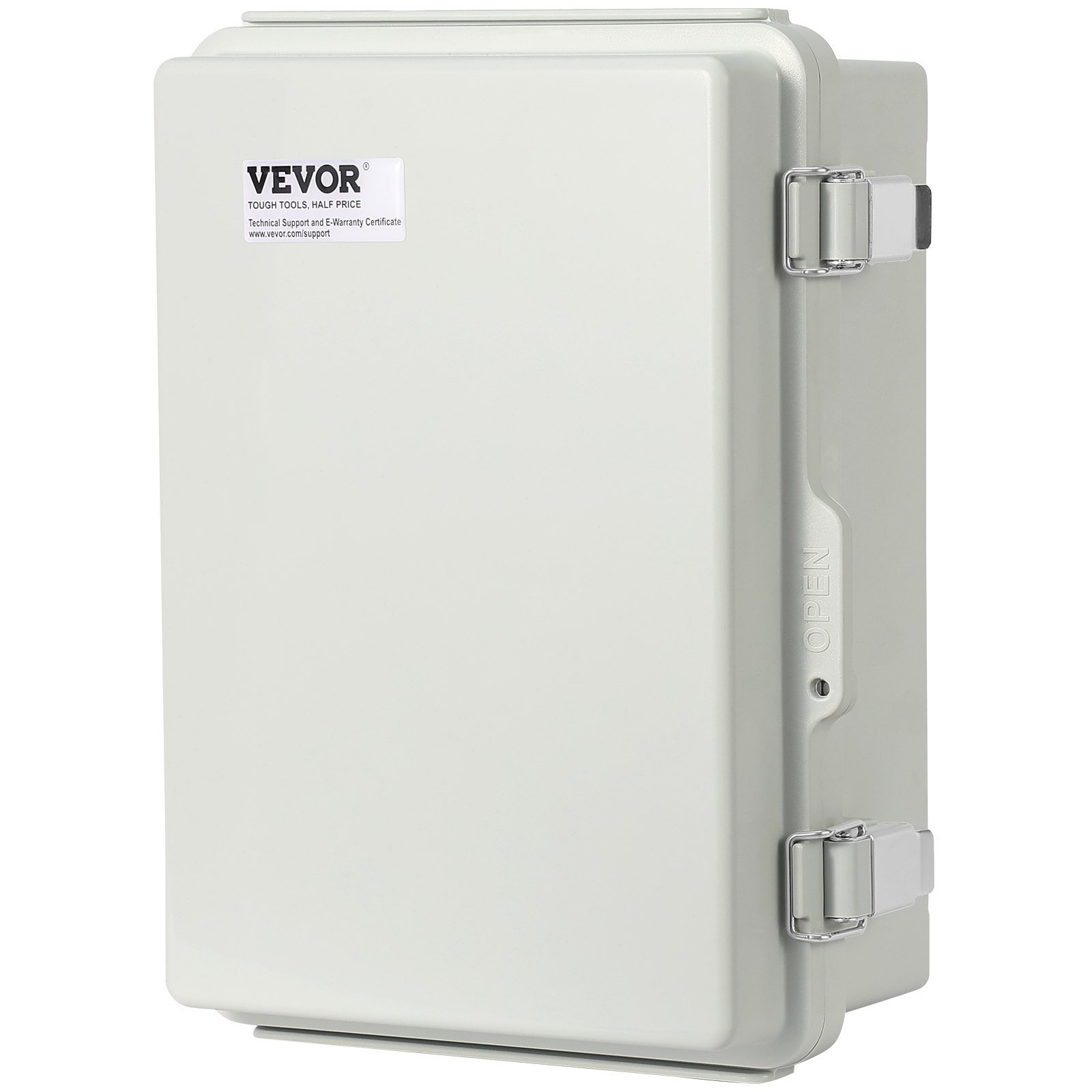 Outdoor Electrical Junction Box, 16.93 X 12.99 X 7.09 In, ABS Plastic Electrical Enclosure Box With Hinged Cover Stainless Steel Latch, IP67 Dustproof Waterproof For Outdoor Electrical Projects - Image 1