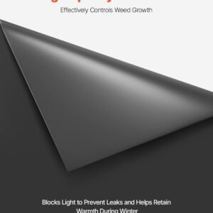 Plastic Sheeting Heavy Duty 10' X 100', 6 Mil Thick Plastic Sheeting Roll, Plastic Drop Cloth Painters Tarp, Polyethylene Covering For Crawl Space Vapor Barrier, Multi-Purpose, Black - Image 2