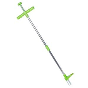 Weed Puller Twister Stand Up Root Removal Hand Tool 3 Claws Aluminum Grass Manual Remover 38.98in Long Handle With Foot Pedal - Image 1