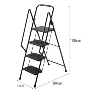 Multi-Purpose Step Ladder With Sturdy Frame For Easy Storage - Image 5