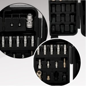 71 Piece Air Tool And Accessories Kit, Impact Wrench, Air Ratchet, Die Grinder, Aire Hammer, Hose Fittings, Storage Case - Image 4