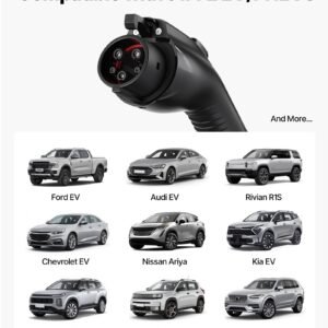Level 1&2 EV Charger Portable Charger 16A Adjustable Current 120V 240V With LCD - Image 3