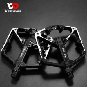 Bicycle Pedals DU Bearing Aluminum MTB Bicycle Pedals Black 9/16 Inch - Image 6