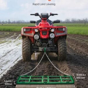 Drag Harrow 6 Ft Heavy Duty Tow Behind Drag Harrow Driveway Grader Rake - Image 3