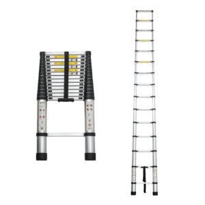 Aluminum Telescoping Ladder For Outdoor Work - Image 2