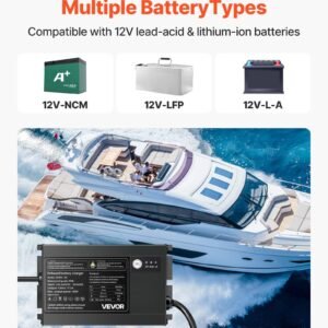 1-Bank 5A 12V Smart Marine Battery Charger Onboard IP68 Waterproof Boat RV Yacht - Image 2