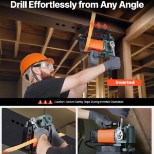 Low Profile Magnetic Drill Press Mag Drill Press 1300 W 1.4 In Boring Dia - Image 5