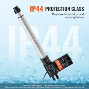Linear Actuator 12V 10In Heavy Duty 1320lbs/6000N 0.19'/s IP44 Protection - Image 3