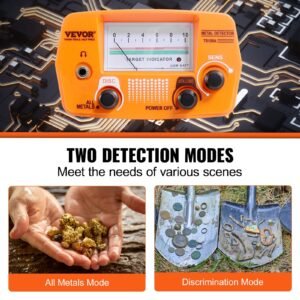 Metal Detector For Adults & Kids, 8 Inch Waterproof Search Coil With High Accuracy Pointer Display, Adjustable 38''-49'' Gold Detector, Lightweight Aluminum Stem For Detecting Gold Treasure - Image 3