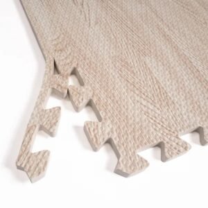 8-Piece Interlocking Wood Grain Foam Mat, Non-Slip And Wear-Resistant Floor Mat, Soft And Cushioning, Suitable For Living Rooms, Bedrooms/Children's Rooms - Image 2