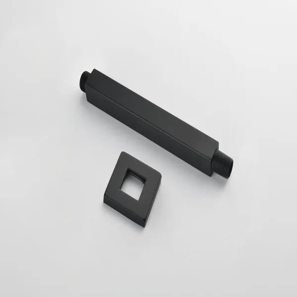 Shower Arm With Flange, 1/2 NPT Tapered Threads, Rain Shower Head Arm, Ceiling Mounted Shower Extension Arm