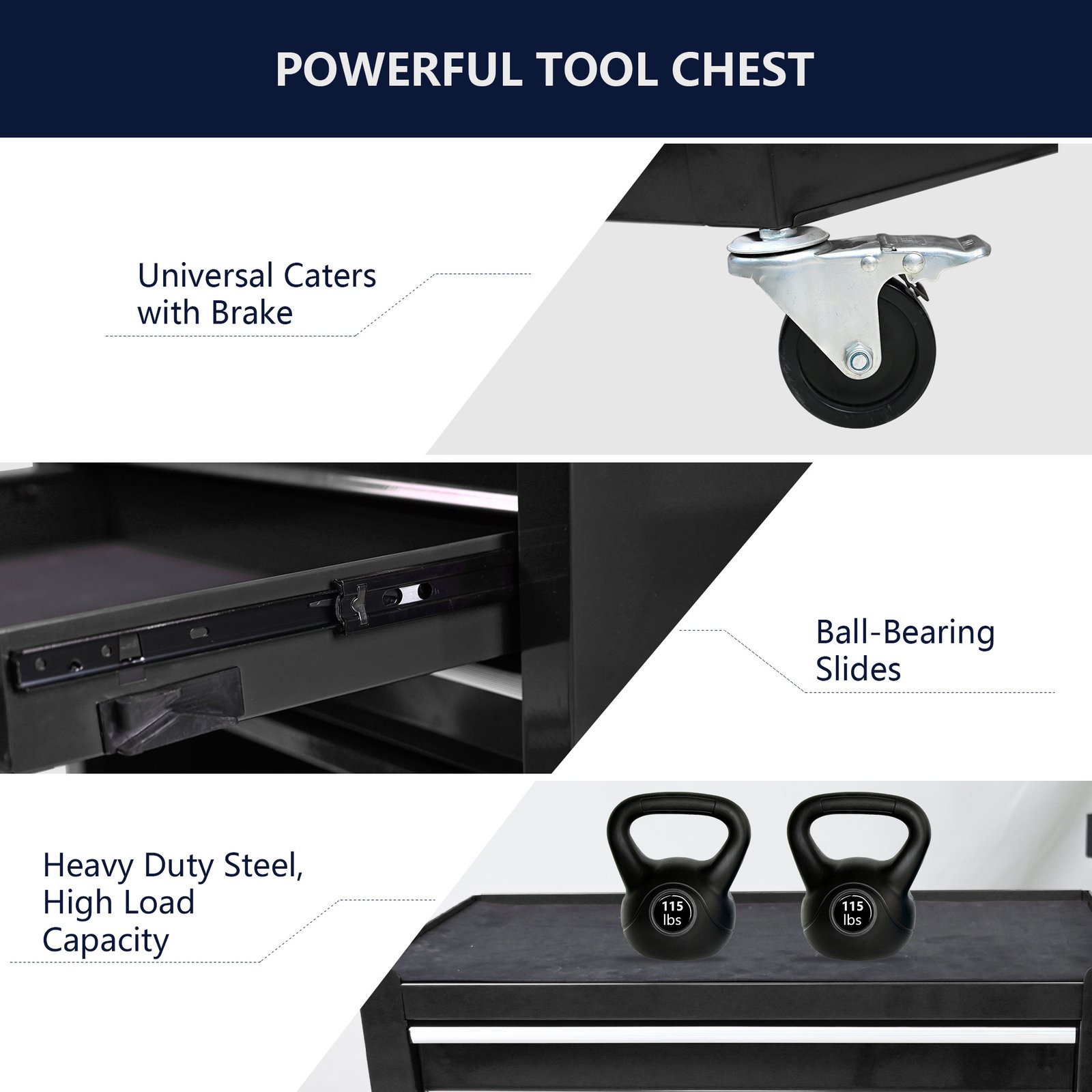 Metal Wheelie Tool Cart - Image 3