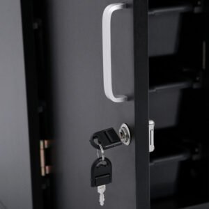 16mm Particle Board, ABS Tray,, Black Hair Salon Tool Cart - Image 9