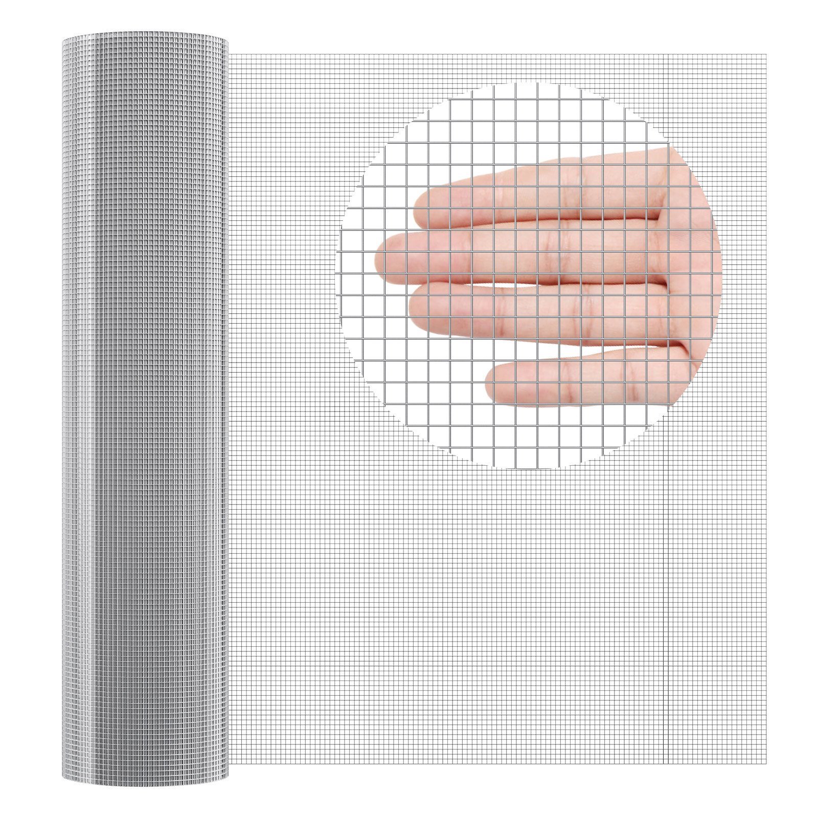 Hardware Cloth, 1'4 Inch 36in X 100 Ft 23 Gauge, Hot Dipped Galvanized Wire Mesh Roll, Chicken Wire Fencing, Wire Mesh For Rabbit Cages, Garden, Small Rodents - Image 1