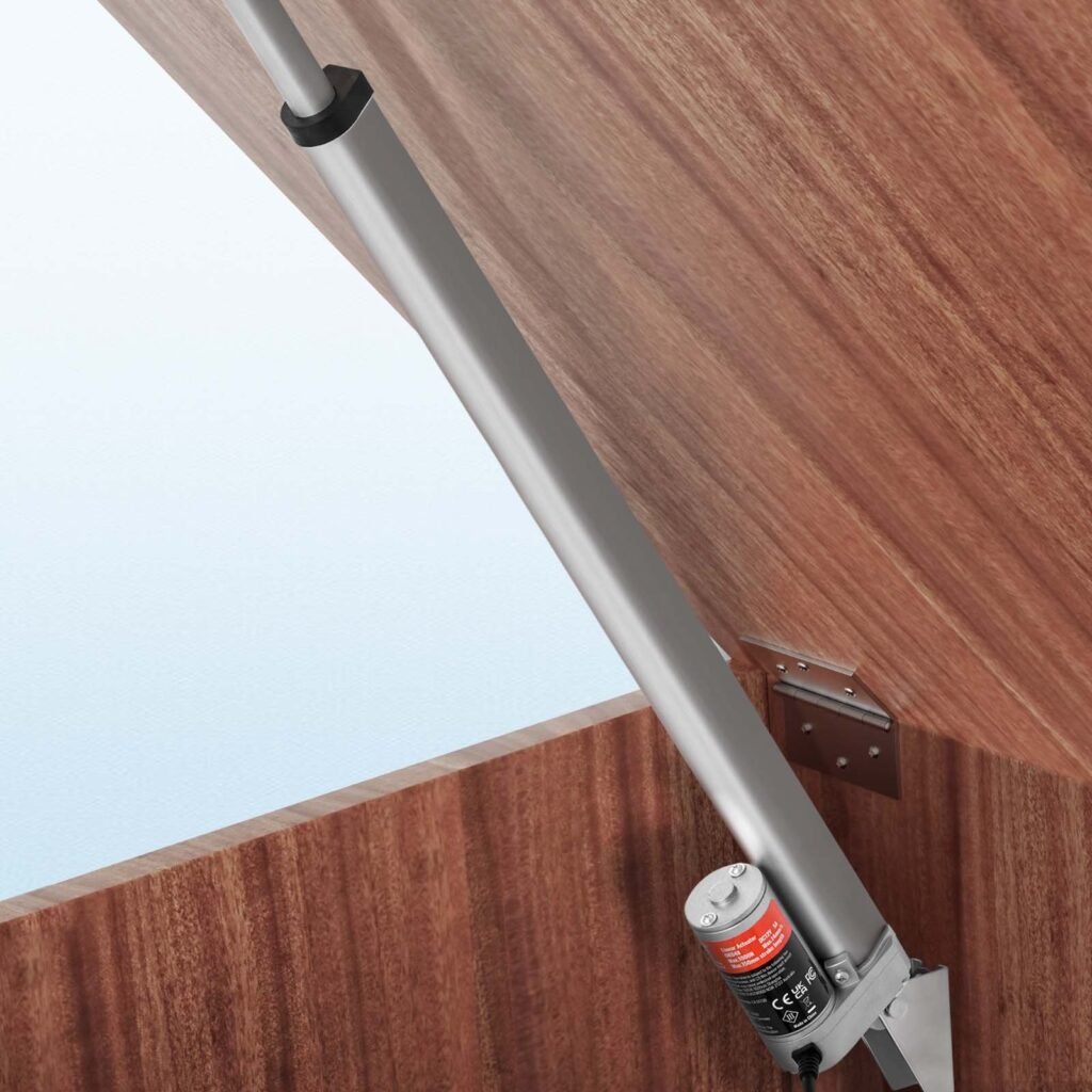 Linear Actuator 12V, 18 Inch High Load 330lbs 1500N Linear Actuator, 0.19' S Linear Motion Actuator With Mounting Bracket And IP54 Protection