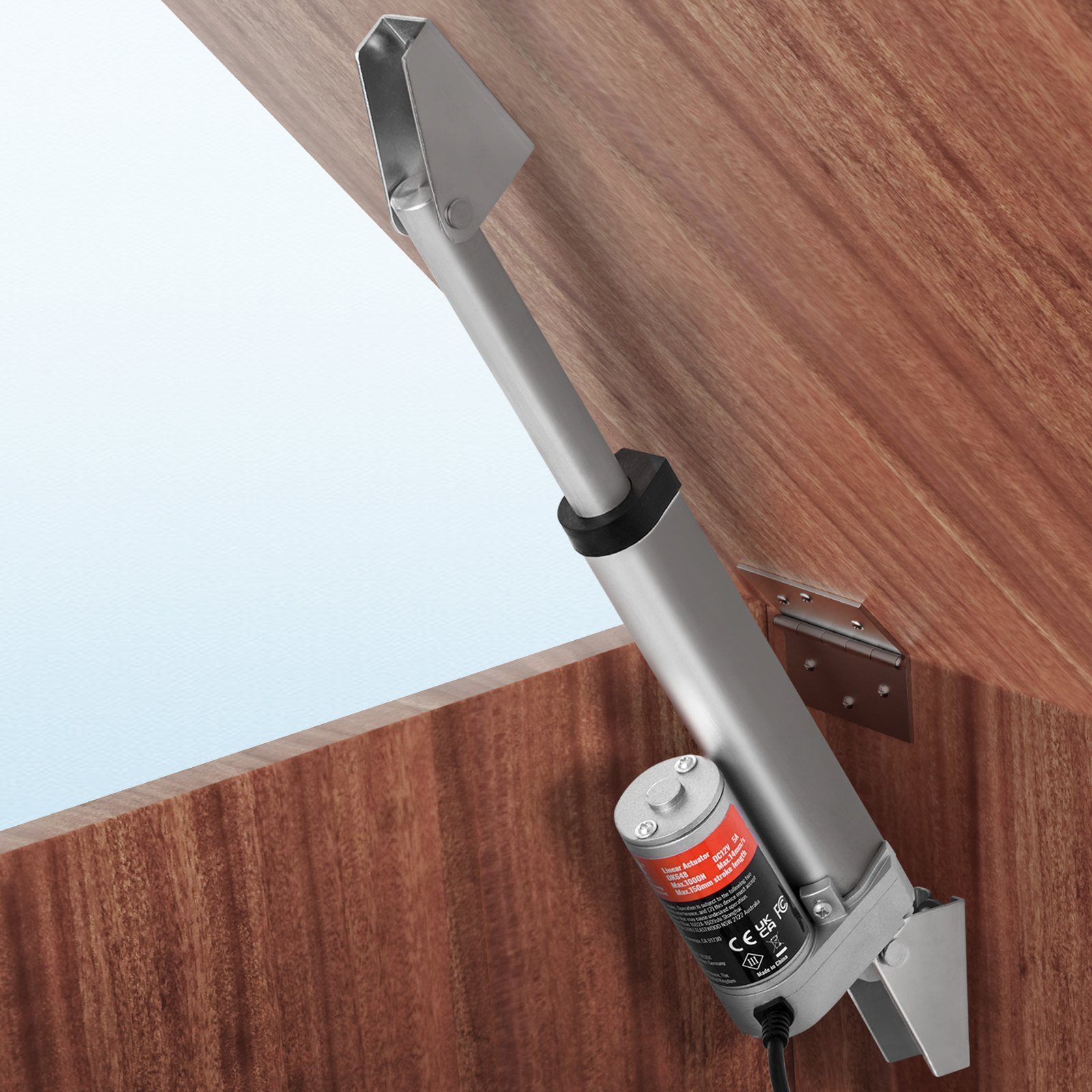 Linear Actuator 12V, 4 Inch High Load 330lbs/1500N Linear Actuator, 0.19'/s Linear Motion Actuator With Mounting Bracket And IP54 Protection - Image 6