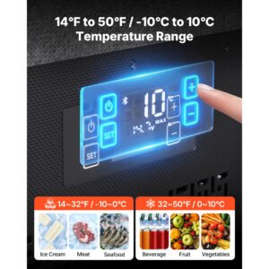 12 Volt Refrigerator, 42.3 QT/ 40L Car Fridge, Portable Ultra-Light EPP Freezer, APP Control Electric Compressor, 12V/24V DC, 14℉ To 50℉, For Truck Van RV SUV Boat Travel Camping - Image 5