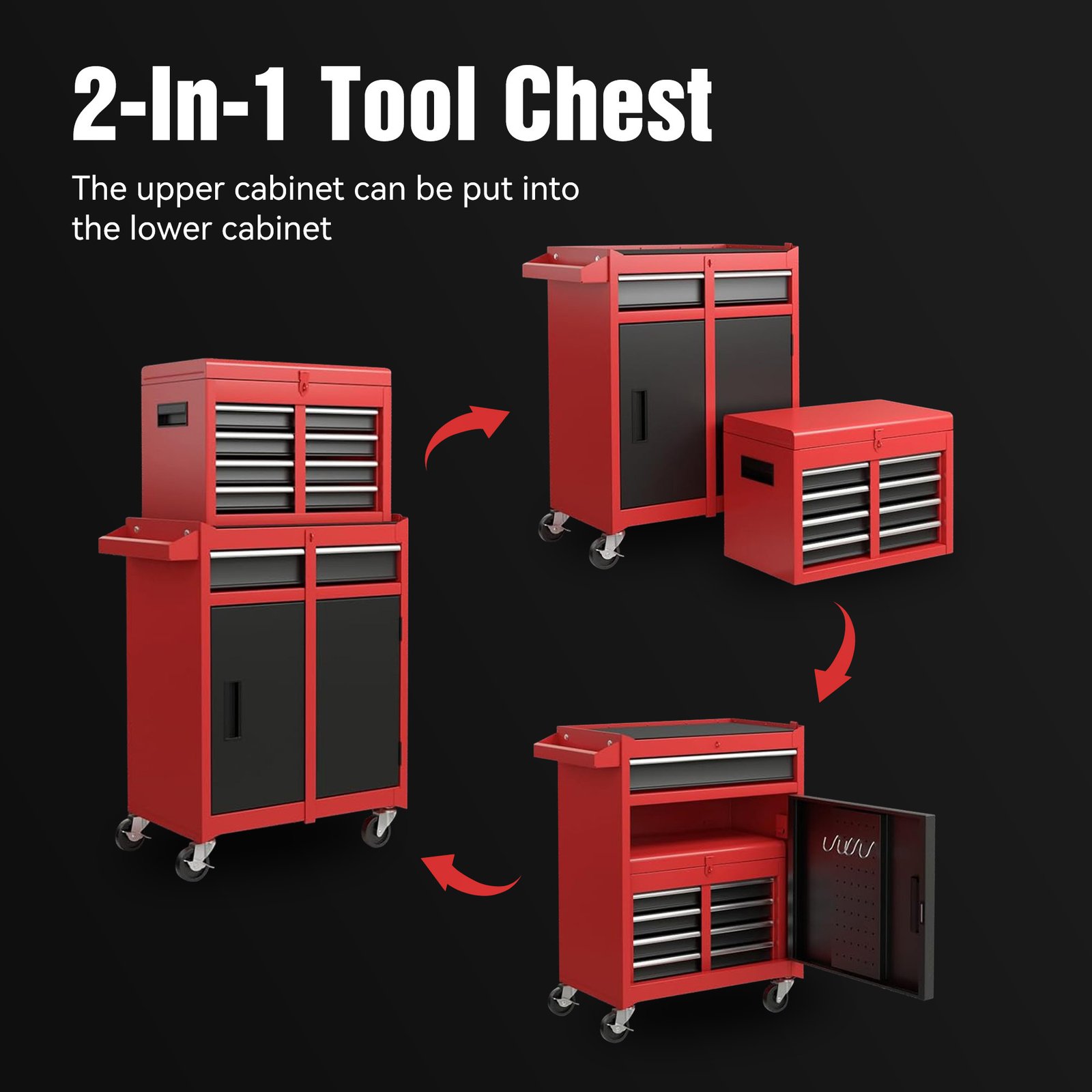 TOOL STORAGE CABINET FOR HOME & GARAGE USE - Image 2