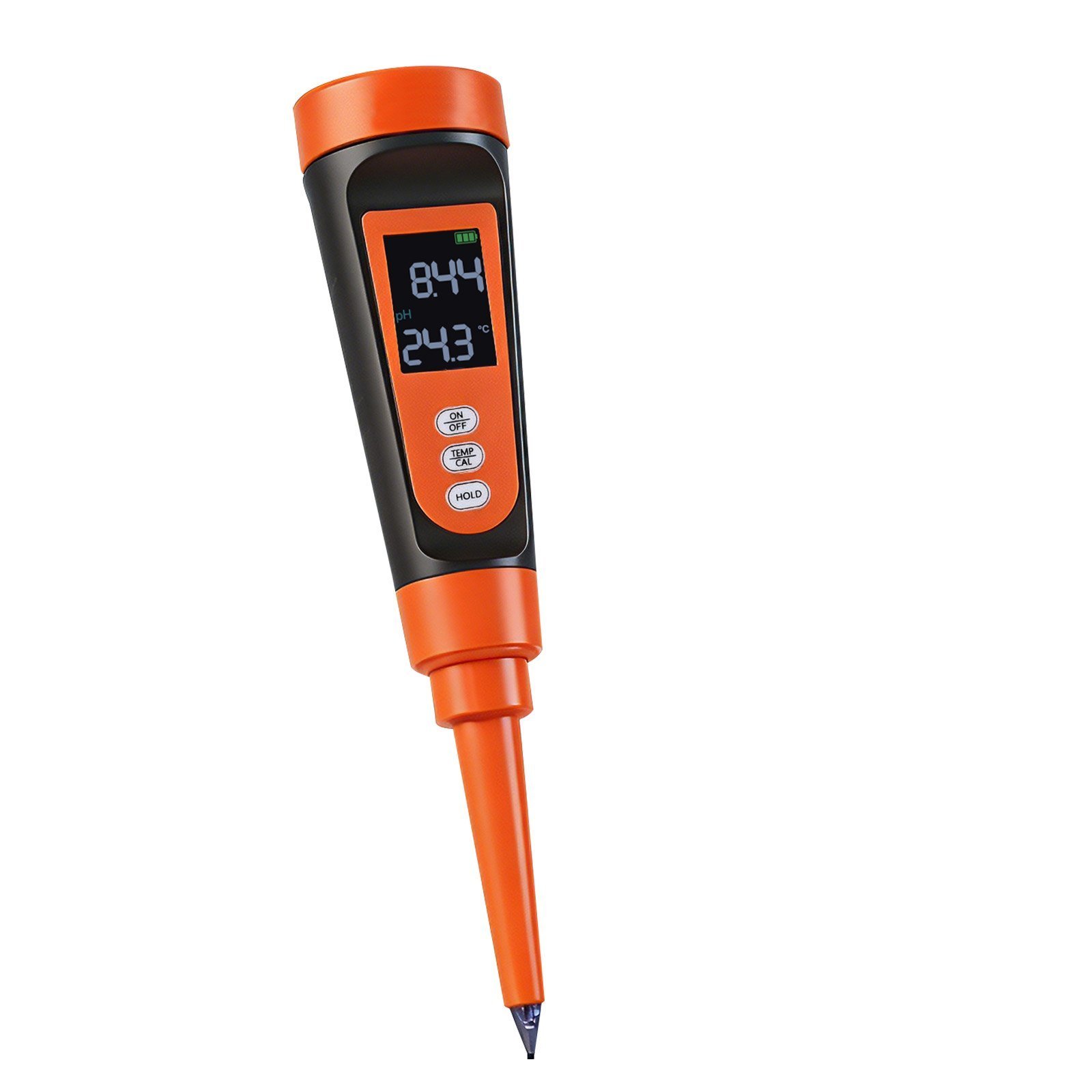 Food PH Meter, 0-14 PH Range, IP68 Waterproof Probe, Pocket Tester Kit With Automatic Temperature Compensation, Calibration Powder Packets, Easy To Read, For Food Fermentation, Dough, Meat - Image 6