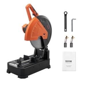 Chop Saw,14'355mm Blade Diameter Cut Off Saw, 2800W 1200RPM Steel Cutting Machine, 0-45' Adjustable Dry Cut Chop Saw, Miter Saw For Cutting Metal Cold Cut Saw For Steel, Rebar, Iron, Aluminum - Image 1
