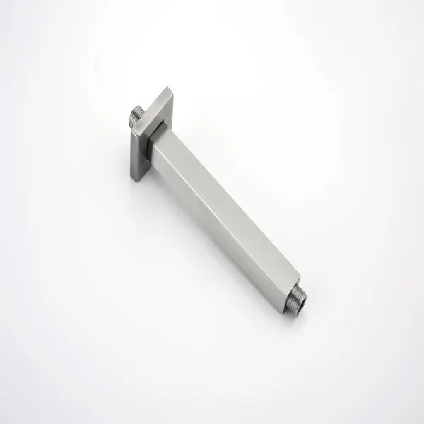 Shower Arm With Flange, 1/2 NPT Tapered Threads, Rain Shower Head Arm, Ceiling Mounted Shower Extension Arm