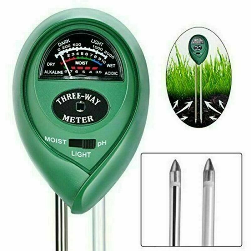 3 In 1 PH Tester Soil Water Light Test Meter For Garden Plant Seeding