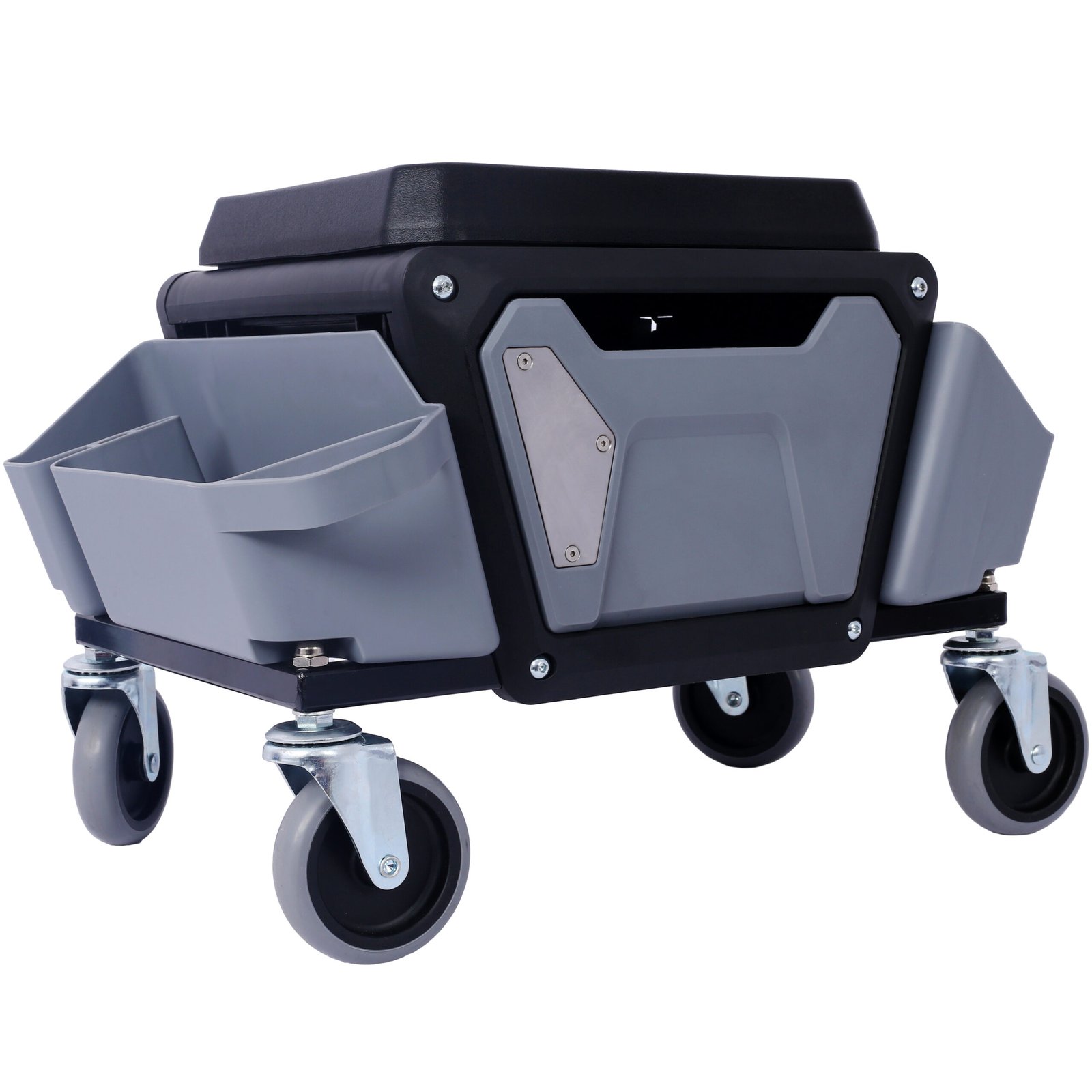 Heavy Duty Mechanic Stool, 330 Lbs Weight Capacity, Garage Stool With Wheels - Image 4