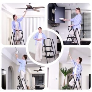 Multi-Purpose Step Ladder With Sturdy Frame For Easy Storage - Image 3
