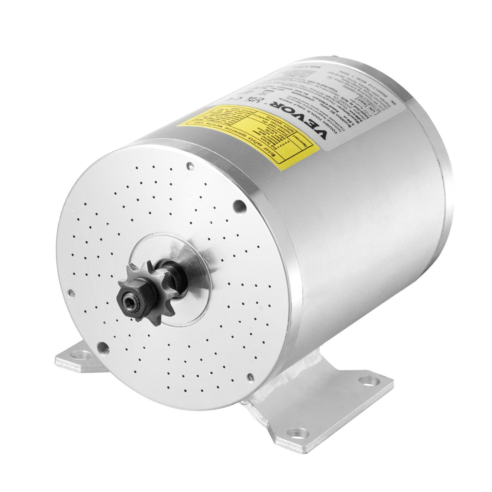 2000W Electric Brushless DC Motor Kit 48V 4300rpm Motor With Speed Controller - Image 1