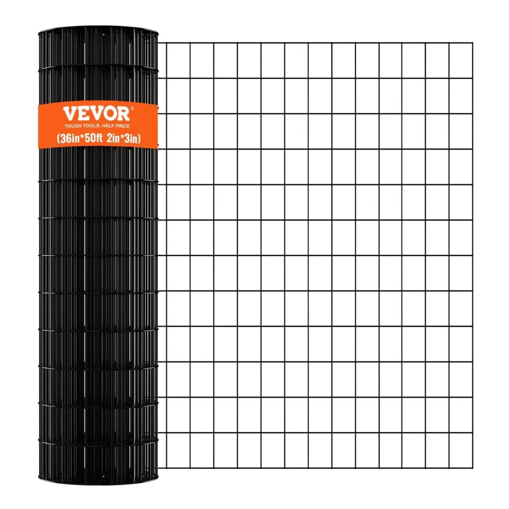 Hardware Cloth, 36'' X 50' Galvanized Wire Mesh Roll, 16 Gauge Chicken Wire Fence Roll, Vinyl Coating Metal Wire Mesh For Chicken Coop Barrier, Rabbit Snake Fences, Poultry Enclosures