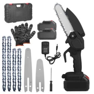 Electric Mini Chainsaw Portable Handheld Cordless Small Chain Saw Battery Powered - Image 5