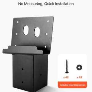 Compound Angle Platform Brackets Fit 3.5x3.5 In / 88.9x88.9 Mm Lumber 4 Pcs - Image 5